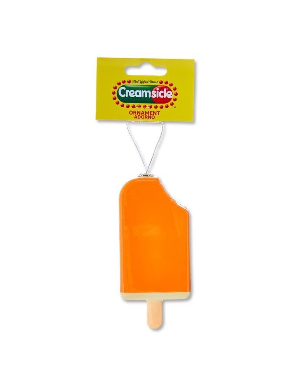 Popsicle Creamsicle Holiday Christmas Ornament Orange Collectible 4.5" Ruz NEW!